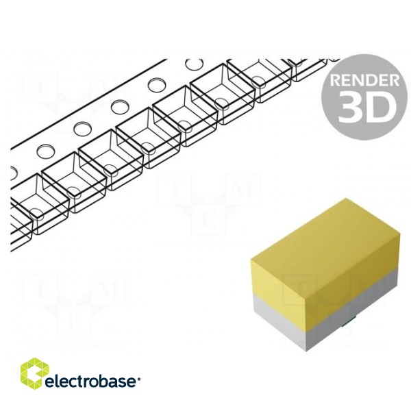 LED | SMD | 0201 | blue | 15mcd | 0.65x0.38x0.36mm | 110° | 2.6V | 5mA | 16mW