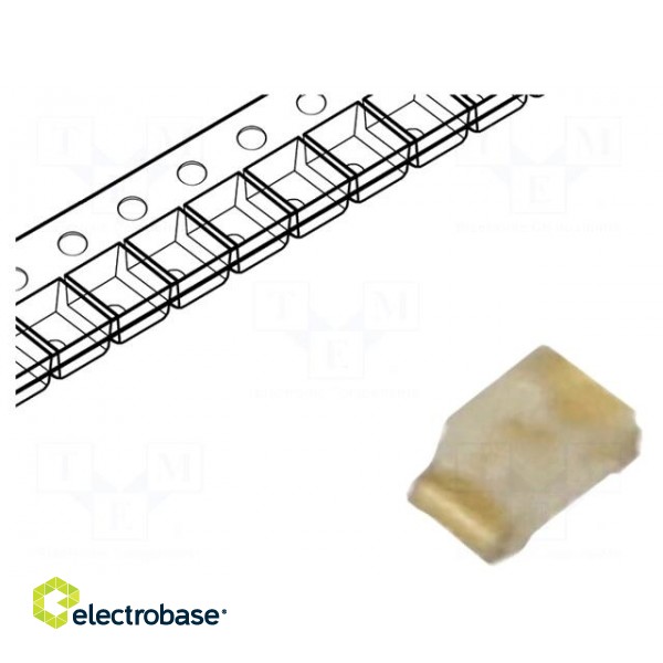 LED | SMD | 0402 | blue | 40÷60mcd | 1x0.5x0.5mm | 140° | 3.3÷4V | 20mA