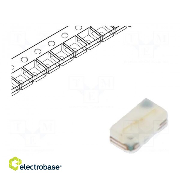 LED | SMD | 0402 | green | 90mcd | 0.9x0.54x0.4mm | 115° | 2.5÷3.1V | 5mA