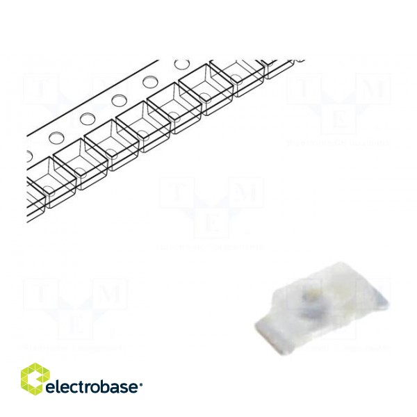 LED | SMD | 0603 | red | 8÷25mlm | 1.8÷7.1mcd | 1.7x0.8x0.65mm | 160° | 2mA