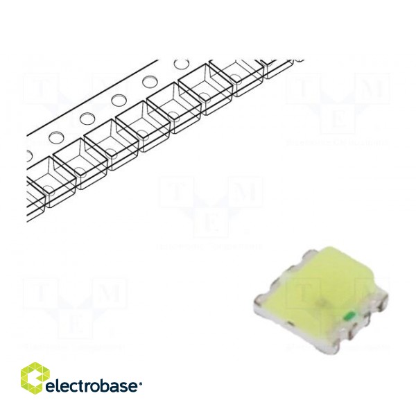 LED | SMD | 0603 | red/cold white | 1.6x1.5x0.6mm | 120° | 5mA