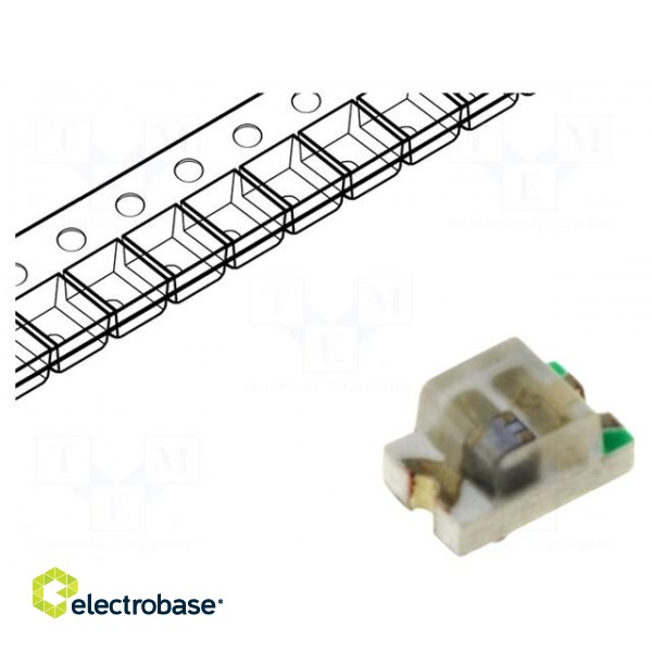 LED | SMD | 0805 | orange | 100÷120mcd | 2x1.25x0.8mm | 120° | 2÷2.6V | 20mA