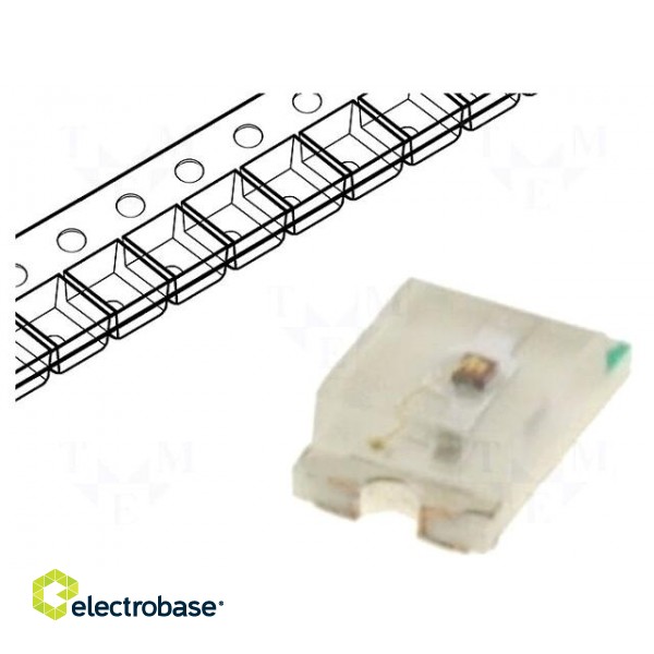 LED | SMD | 0805 | red | 90÷120mcd | 2x1.25x0.68mm | 120° | 1.6÷1.9V | 20mA