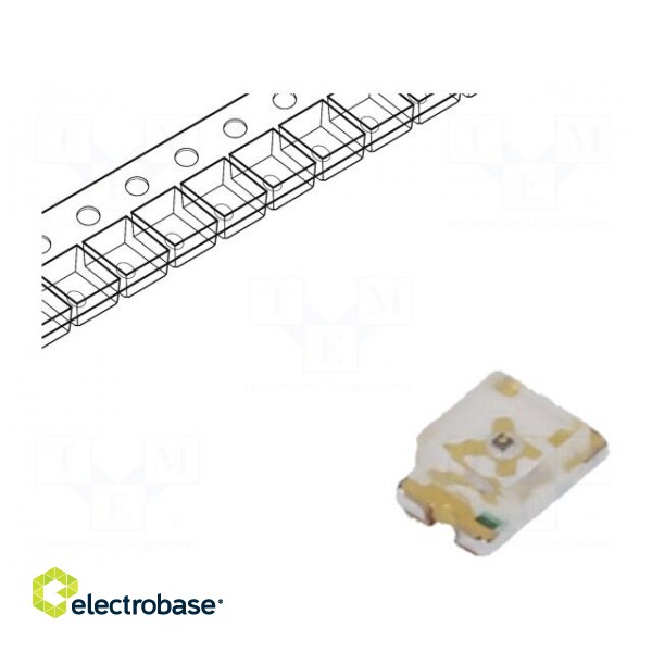 LED | SMD | 0805 | yellow green | 40mcd | 2x1.25x0.8mm | 130° | 2÷2.6V