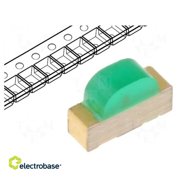 LED | SMD | 1104 | green | 36÷80mcd | 3x2x1mm | 120° | 2.1÷2.5V | 20mA