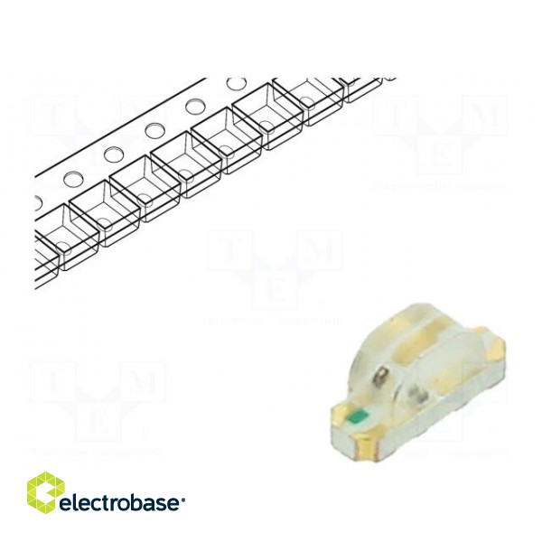 LED | SMD | 1204 | amber/yellow-green | 3.2x1x1.48mm | 140° | 20mA