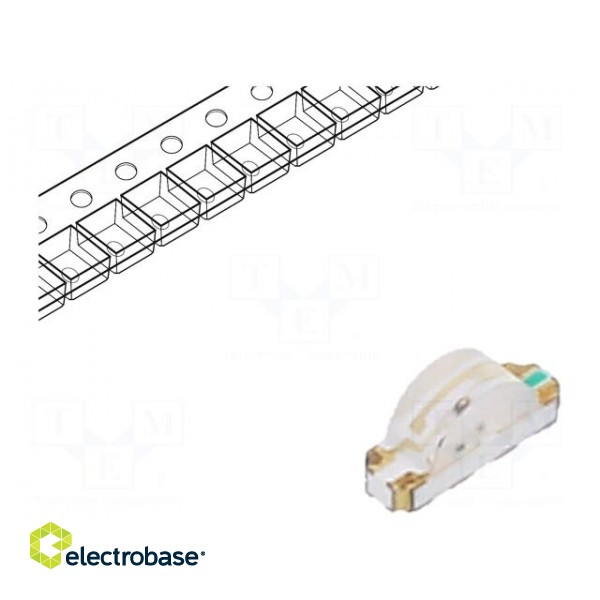 LED | SMD | 1204 | red/yellow-green | 3.2x1x1.5mm | 120° | 20mA