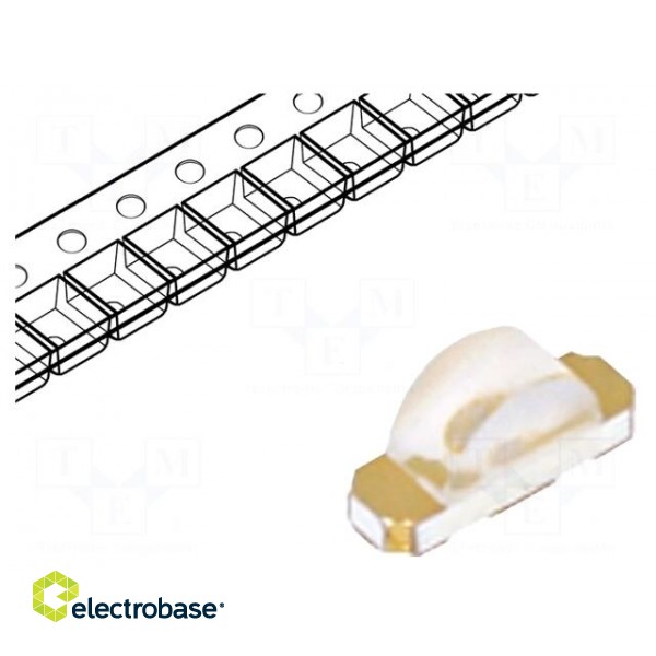 LED | SMD | 1204 | yellow | 100÷150mcd | 3.2x1.5x1mm | 120° | 1.6÷2.4V