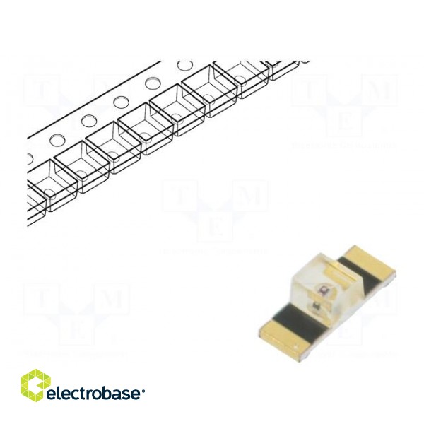 LED | SMD | 1205 | green | 18÷50mcd | 3.4x1.25x1.1mm | 150° | 2.1÷2.6V