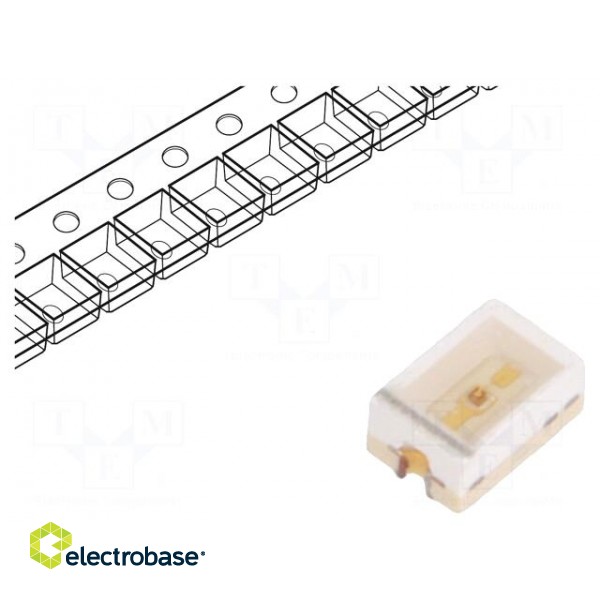 LED | SMD | 1208 | green | 5.6÷25mcd | 3x2x1.3mm | 2.2÷2.8V | 20mA | 70mW