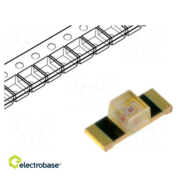 LED | SMD | 1305 | green | 4.5÷15mcd | 3.4x1.25x1.1mm | 170° | 2.2÷2.6V