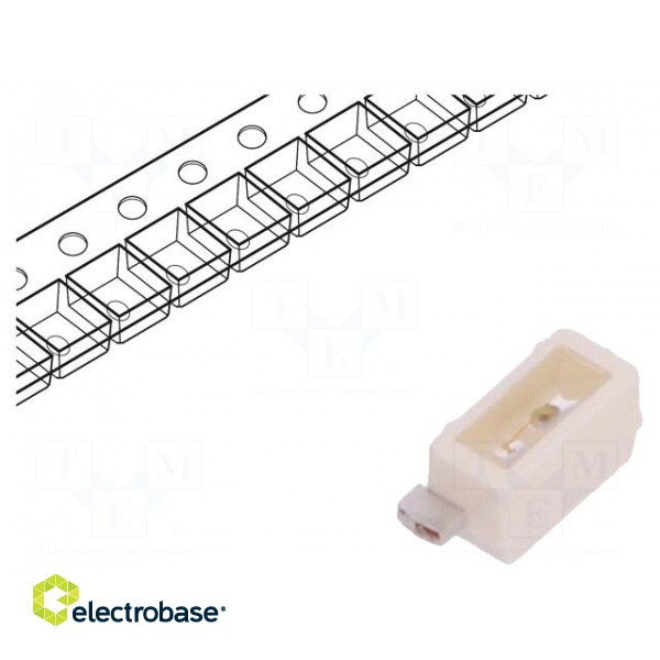 LED | SMD | 3010 | green | 190÷610mlm | 56÷224mcd | 3.1x1.2x1.3mm | 120°