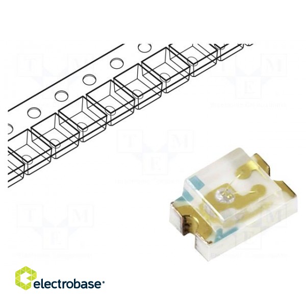 LED | SMD | 3215 | yellow green | 10÷15mcd | 3.2x1.5x1mm | 130° | 2÷2.4V