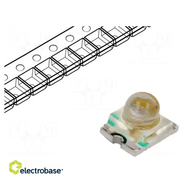 LED | SMD | 3224 | green | 1900÷3000mcd | 3.2x2.4x2.4mm | 20° | 3.3÷4.1V