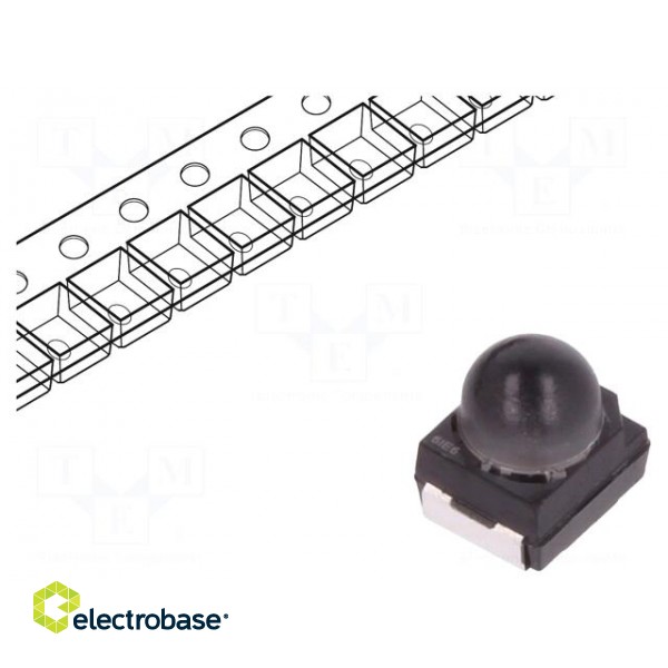 LED | SMD | 3528,PLCC2 | yellow | 2600÷5200mcd | 3.4x3x3.8mm | 30° | 20mA