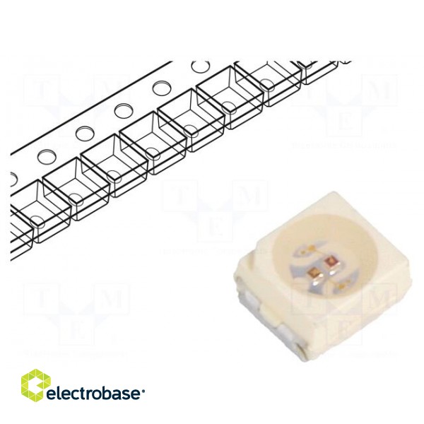 LED | SMD | 3528,PLCC3 | red,green | 3.5x2.8x1.75mm | 120° | 2÷3/2.2÷3V