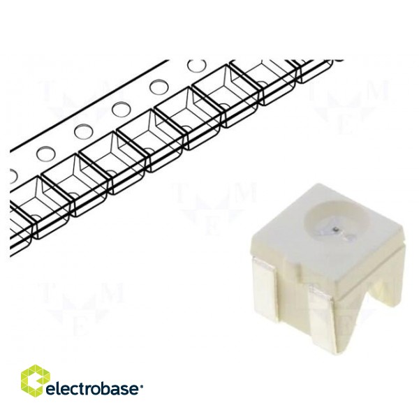 LED | SMD | 4040 | yellow | 100÷250mcd | 4x3.6x4mm | 120° | 2÷2.5V | 20mA