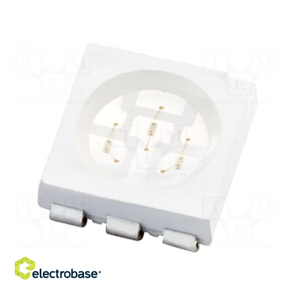 LED | SMD | 5050 | blue | 780÷1000mcd | 5x5x1.6mm | 120° | 2.8÷3.6V | 20mA