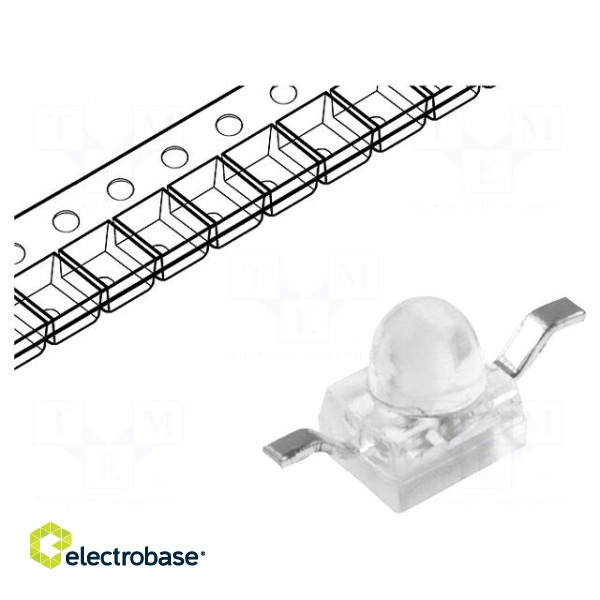 LED | SMD | Gull wing | green | 1900÷2700mcd | 2.5x2x2.8mm | 20° | 30mA