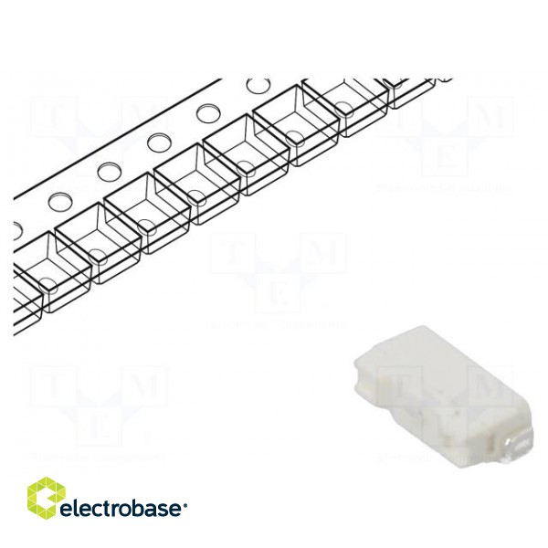 LED | SMD | red | 112÷280mcd | 2.85x0.8x1.2mm | 110° | 1.8÷2.4V | 20mA