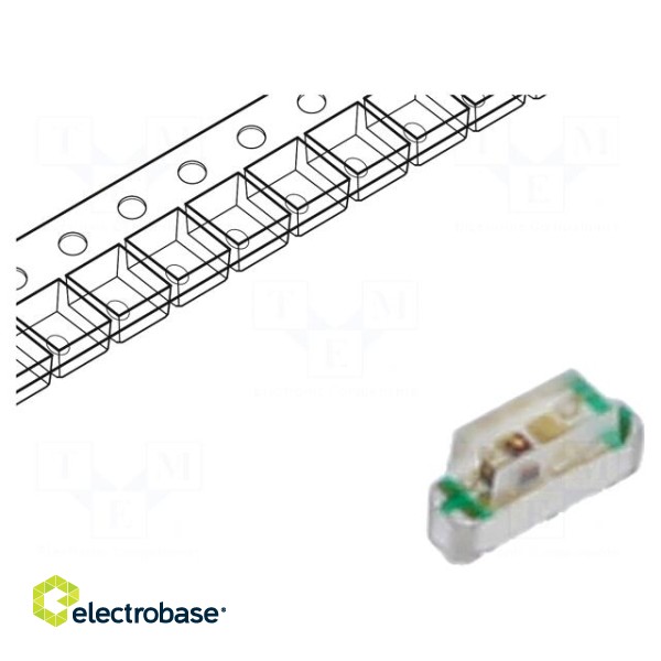 LED | SMD | red/green | 60÷240mcd,100÷450mcd | 2x0.6x1.05mm | 140°