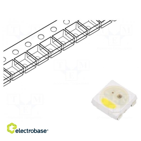 Programmable LED | SMD | 5050 | RGBW | 5x4.9x1.6mm | 3.7÷5.5V | -40÷80°C