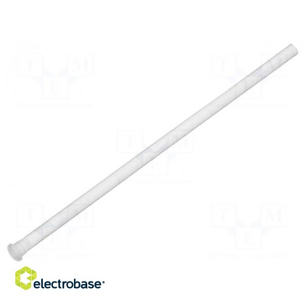 Fibre for LED | round | Ø2mm | Front: flat | straight