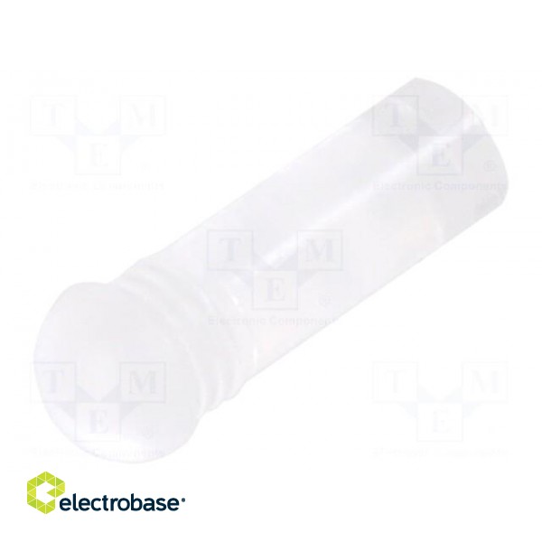 Fiber for LED | round | Ø3.2mm | Front: convex | straight | IP68