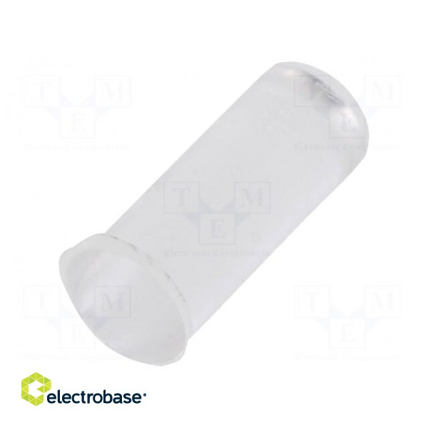 Fiber for LED | round | Ø3mm | Front: convex | straight image 1