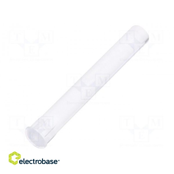 Fibre for LED | round | Ø5mm | No.of mod: 1 | Front: flat