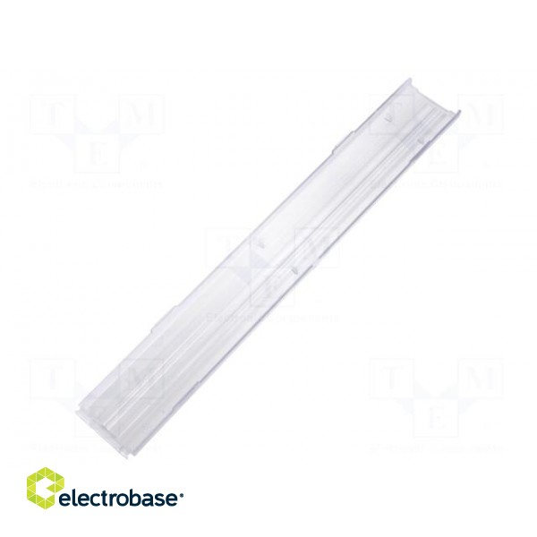 LED lens | rectangular | Mat: polycarbonate | transparent фото 2