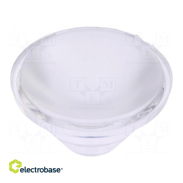 LED lens | round | colourless | 60° фото 1