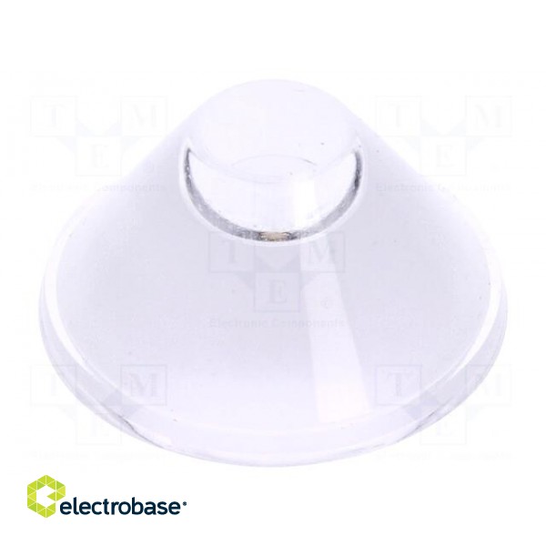 LED lens | round | colourless | 60° фото 2