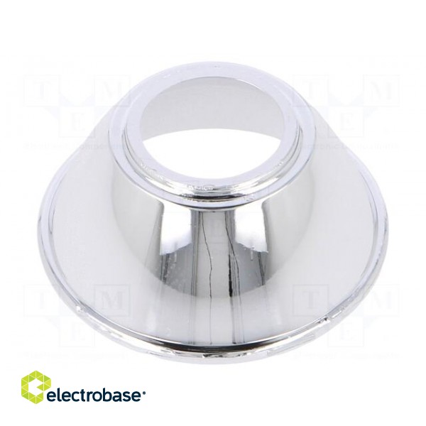 Spotlight | round | polycarbonate | Mounting: glue | Colour: silver image 2