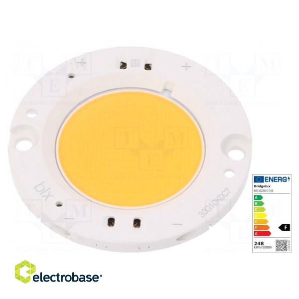 Power LED | COB | 120° | 1710mA | P: 118.7W | 16336lm | Ø49.2mm | CRImin: 90 paveikslėlis 1