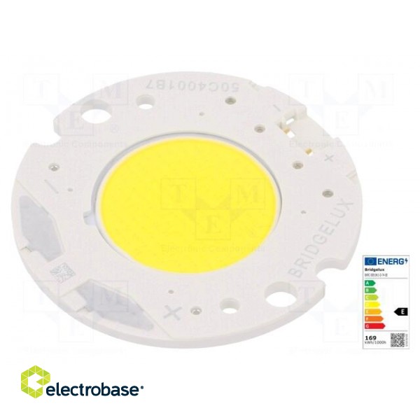 Power LED | COB | 120° | 2100mA | P: 76.8W | 12151lm | Ø49.2mm | CRImin: 80 image 1