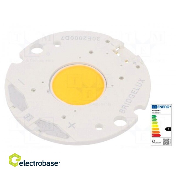 Power LED | COB | 120° | 500mA | P: 15.5W | 2285lm | Ø36.2mm | CRImin: 80 image 1