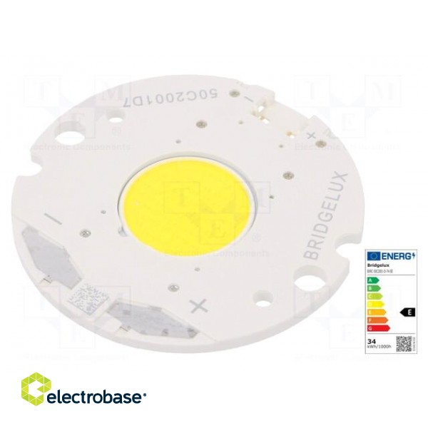 Power LED | COB | 120° | 500mA | P: 15.5W | 2609lm | Ø36.2mm | CRImin: 70 image 1