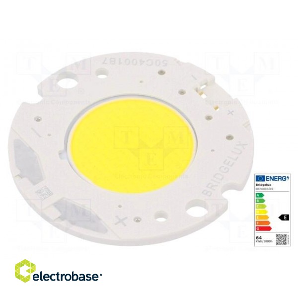 Power LED | COB | 120° | 900mA | P: 30.5W | 5139lm | Ø36.2mm | CRImin: 70 фото 1