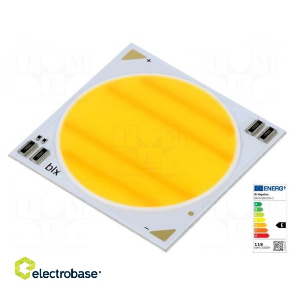 Power LED | COB,bicolour | white warm | 40÷2350mA | P: 1.5/109.3W image 1
