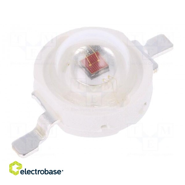 Power LED | red | 130° | 350mA | 613.5-631nm | Pmax: 1W | 51.7÷58.9lm