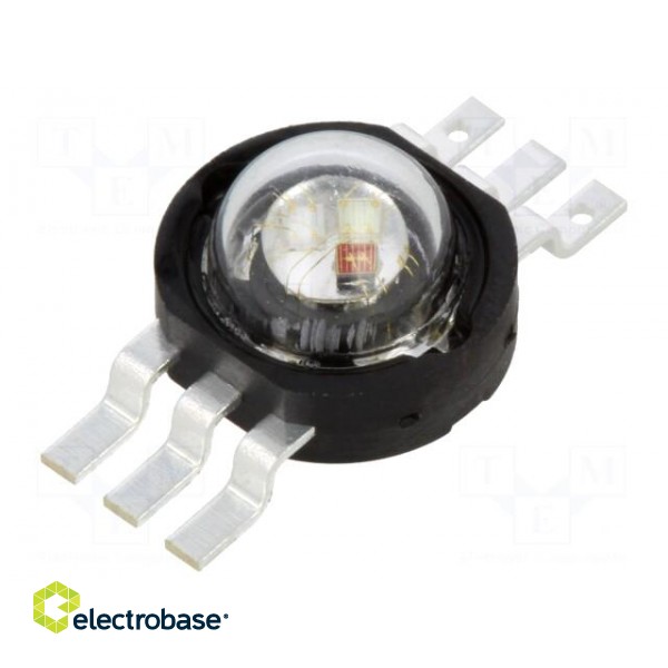 Power LED | RGB | 130° | 350mA | λd: 460÷465nm,520÷530nm,620÷630nm