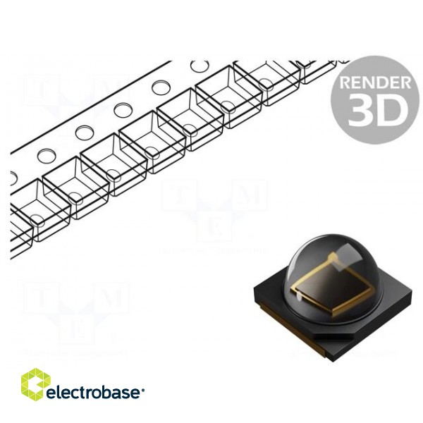 IR transmitter | 3535 | 925-955nm | transparent | 625mW | 80° | 1A