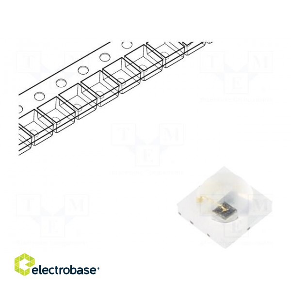 IR transmitter | 830÷850nm | transparent | P opt: 224÷450mW | 100°