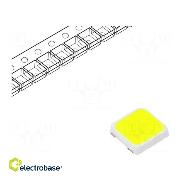 Power LED | yellow green | 150mA | Pmax: 500mW | 3x3.2x0.6mm | 3030 | SMD
