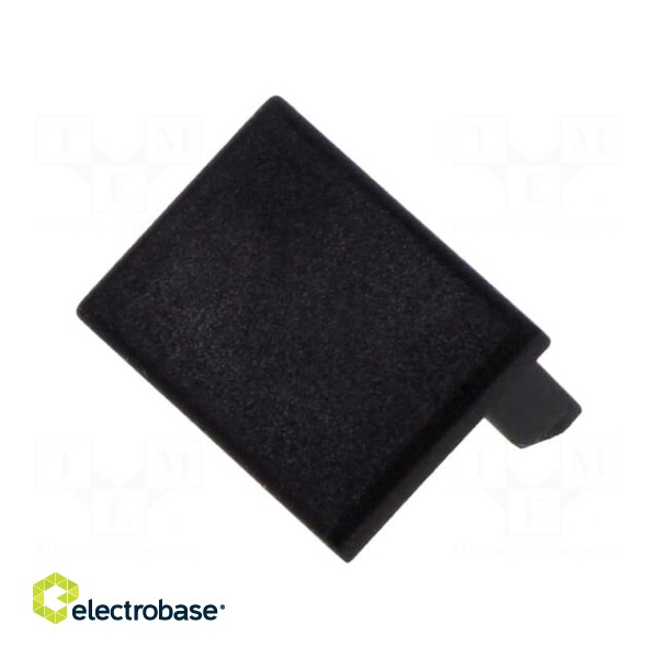 Cap for LED profiles | black | PDS-4-PLUS