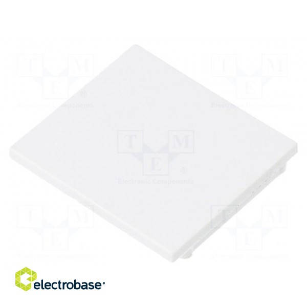Cap for LED profiles | grey | ABS | Application: VARIO30-08 | V: D image 1