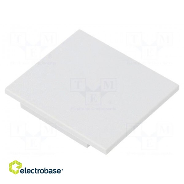 Cap for LED profiles | grey | ABS | Application: VARIO30-03 | Pcs: 2 image 1