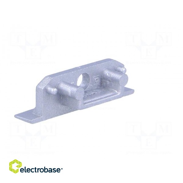 Cap for LED profiles | silver | ABS | Application: GROOVE14 | Pcs: 2 image 4