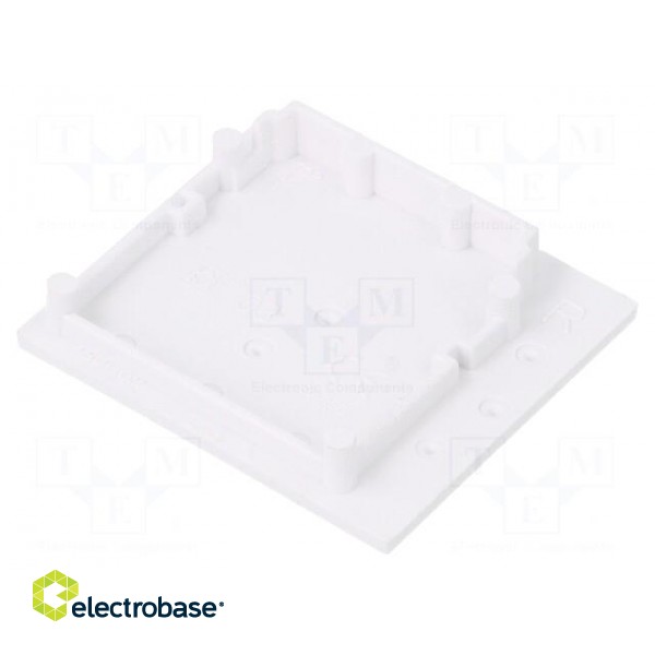 Cap for LED profiles | white | ABS | Application: VARIO30-03 | Pcs: 2 image 2